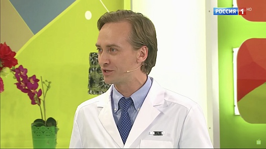 Большая иллюстрация к новости «Сергей Обложко — эксперт телеканала «Россия 1»: жуём с умом!» Большая иллюстрация к новости «Сергей Обложко — эксперт телеканала «Россия 1»: жуём с умом!»