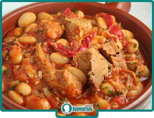 Диетическая карточка «Баранина с фасолью» участников 3-го сезона специального проекта «Я худею!» телеканала НТВ Диетическая карточка «Баранина с фасолью» участников 3-го сезона специального проекта «Я худею!» телеканала НТВ