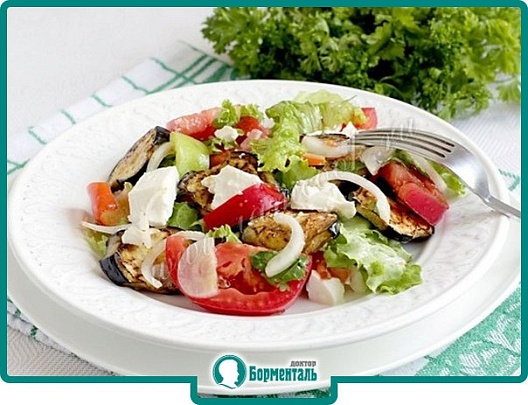 Диетическая карточка «Салат из баклажанов с брынзой» участников 3-го сезона специального проекта «Я худею!» телеканала НТВ Диетическая карточка «Салат из баклажанов с брынзой» участников 3-го сезона специального проекта «Я худею!» телеканала НТВ