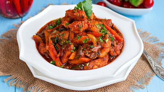 Диетическая карточка «Азу из телятины» участников 3-го сезона специального проекта «Я худею!» телеканала НТВ Диетическая карточка «Азу из телятины» участников 3-го сезона специального проекта «Я худею!» телеканала НТВ