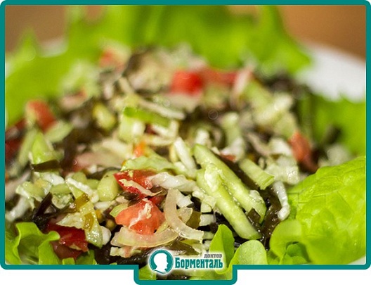 Диетическая карточка «Корейский салат из белокочанной и морской капусты» участников 3-го сезона специального проекта «Я худею!» телеканала НТВ Диетическая карточка «Корейский салат из белокочанной и морской капусты» участников 3-го сезона специального проекта «Я худею!» телеканала НТВ