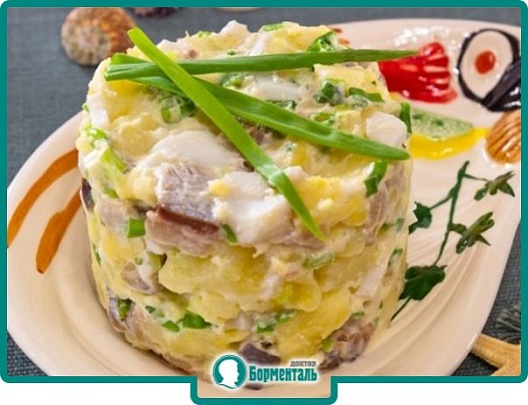 Диетическая карточка «Салат «Рыбный день»» участников 3-го сезона специального проекта «Я худею!» телеканала НТВ Диетическая карточка «Салат «Рыбный день»» участников 3-го сезона специального проекта «Я худею!» телеканала НТВ